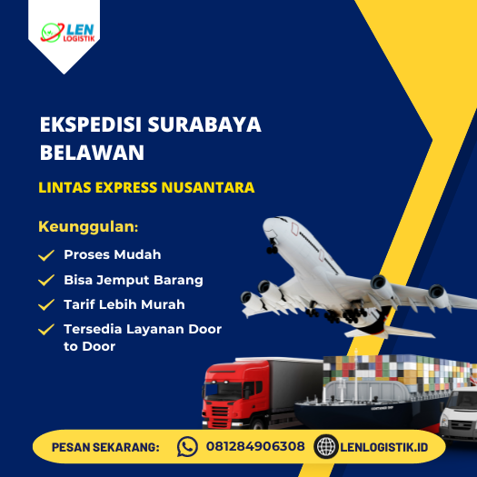 Ekspedisi Surabaya Belawan