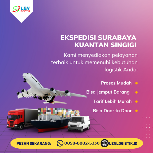Ekspedisi Surabaya Kuantan Singigi