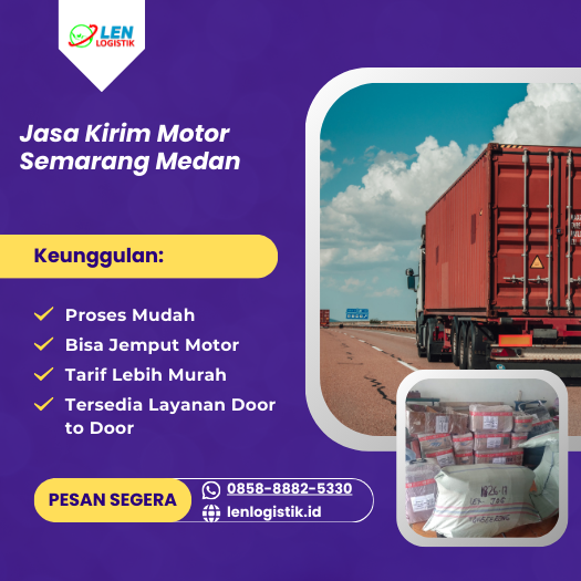 Jasa Kirim Motor Semarang Medan