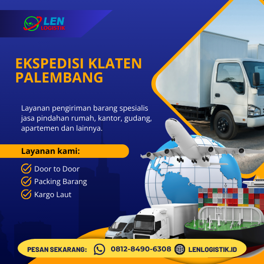 Ekspedisi Klaten Palembang