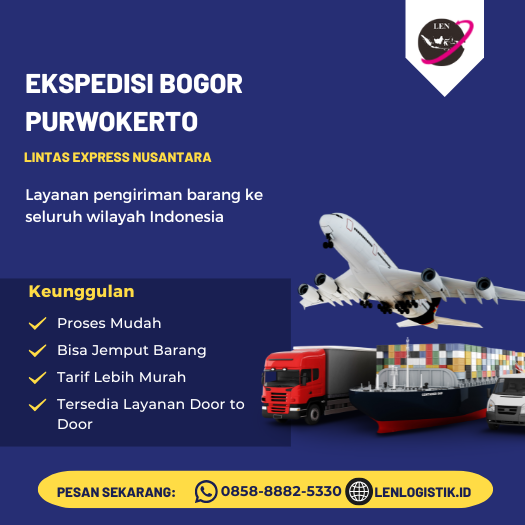 Ekspedisi Bogor Purwokerto