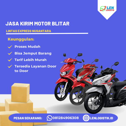 Jasa Kirim Motor Blitar
