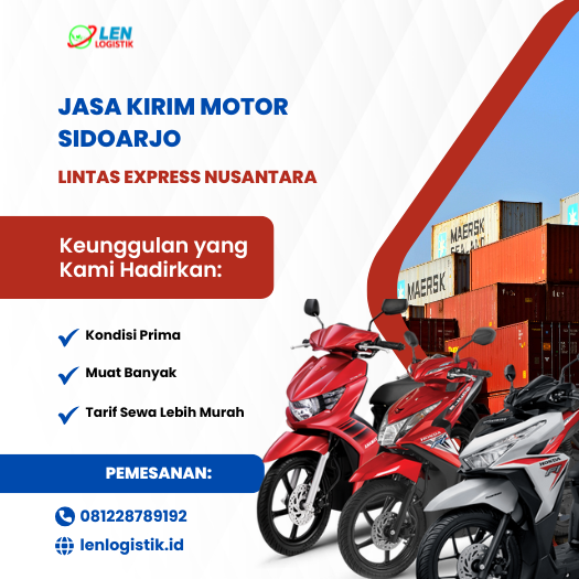 Jasa Kirim Motor Sidoarjo
