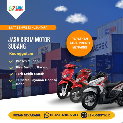Jasa Kirim Motor Subang