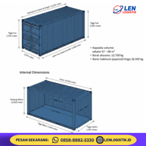 Berapa ukuran container 40 feet