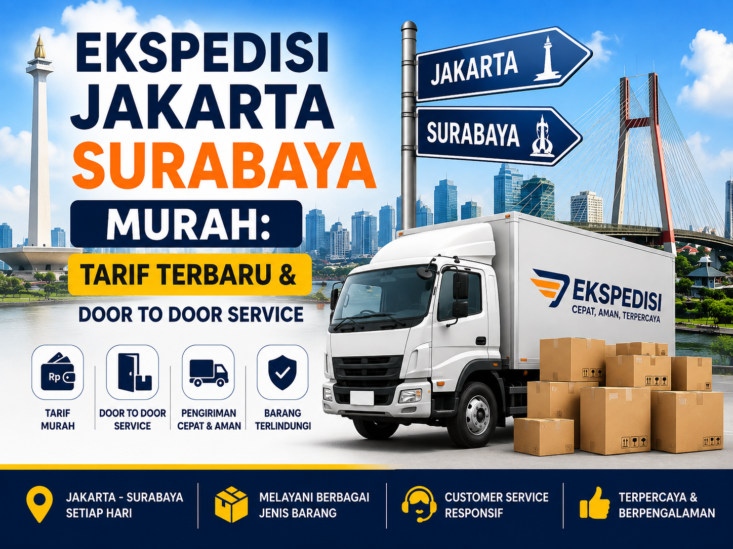 Ekspedisi Jakarta Surabaya Murah